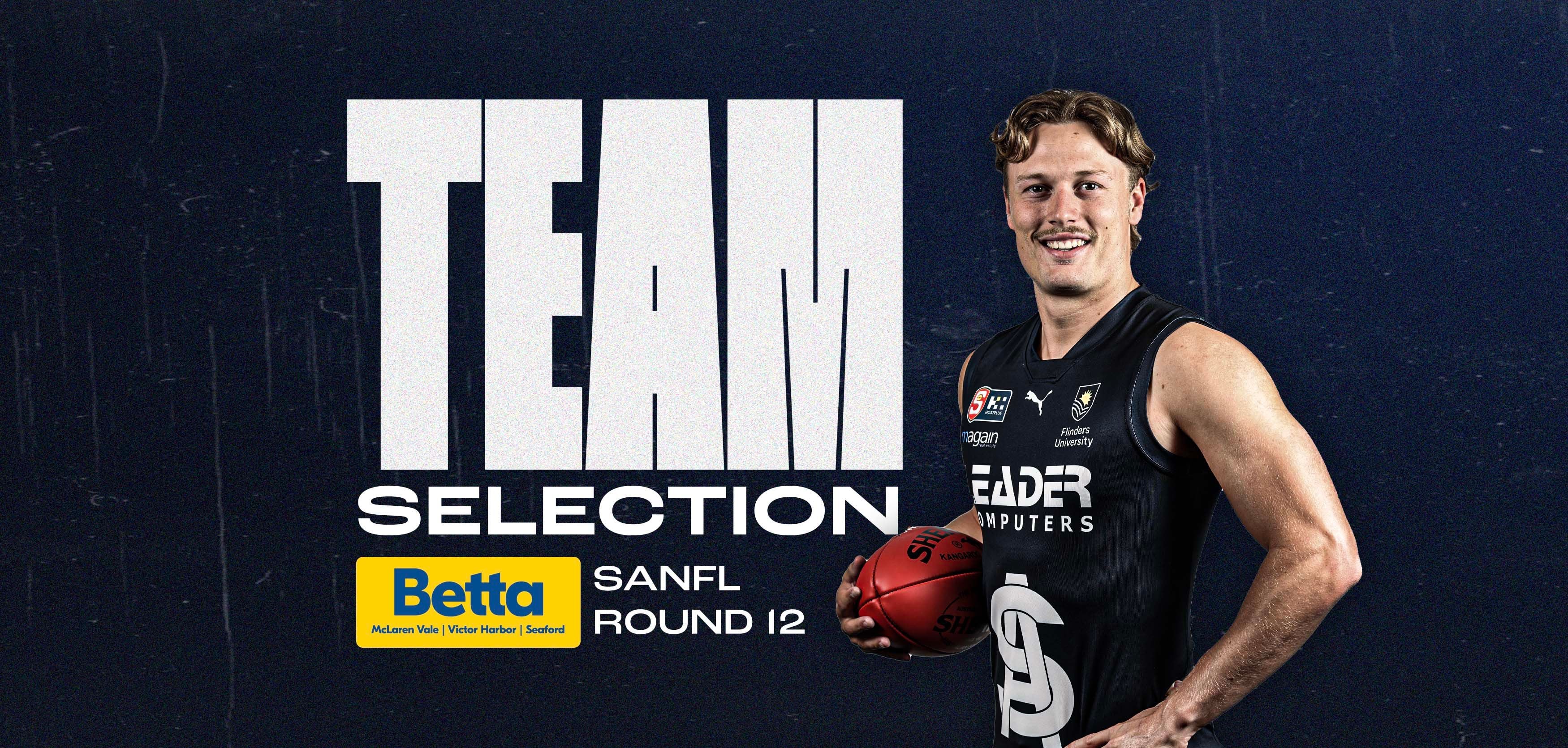 BETTA Team Selection: SANFL Round 12 v Norwood BETTA Team Selection: SANFL Round 12 v Norwood